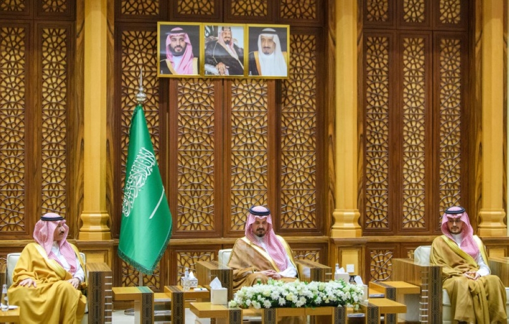 أمير المدينة يستقبل وكيل وزارة الداخلية ووكلاء إمارات المناطق