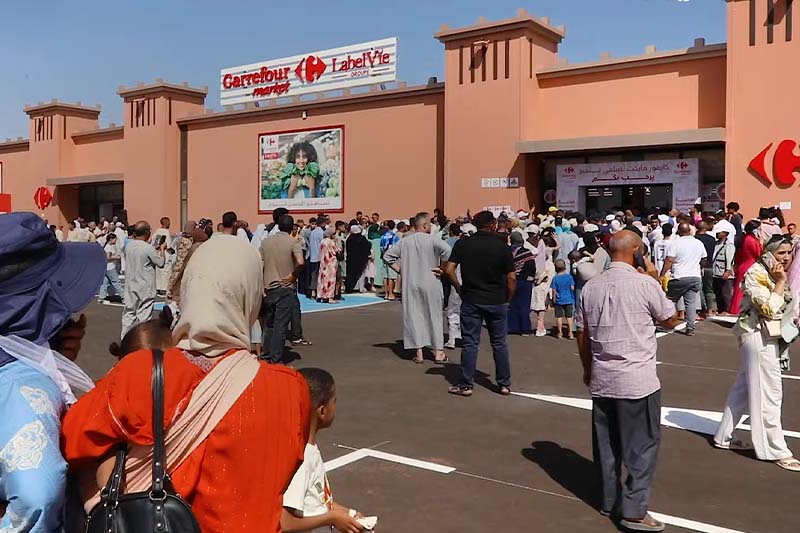 افتتاح كارفور ماركت في تنغير