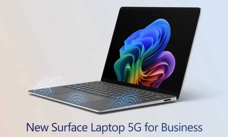 مايكروسوفت تكشف عن حاسوب الأعمال Surface Laptop 5G