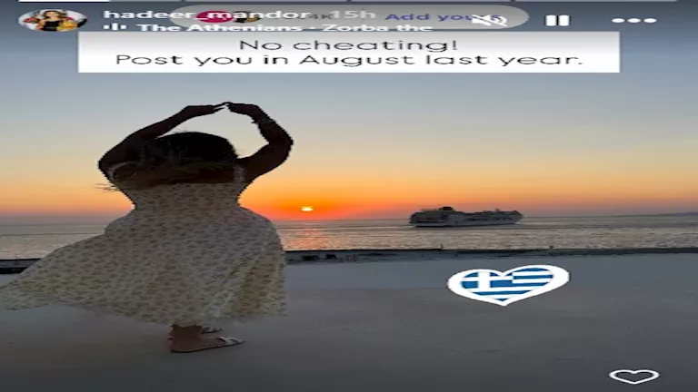 4 صور لزوجة عمرو السولية وبناته في المصيف