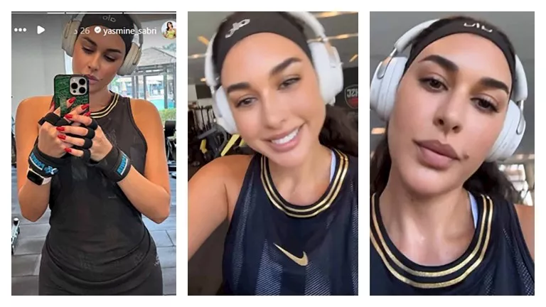 “من داخل الجيم”.. ياسمين صبري تستعرض رشاقتها ولياقتها البدنية