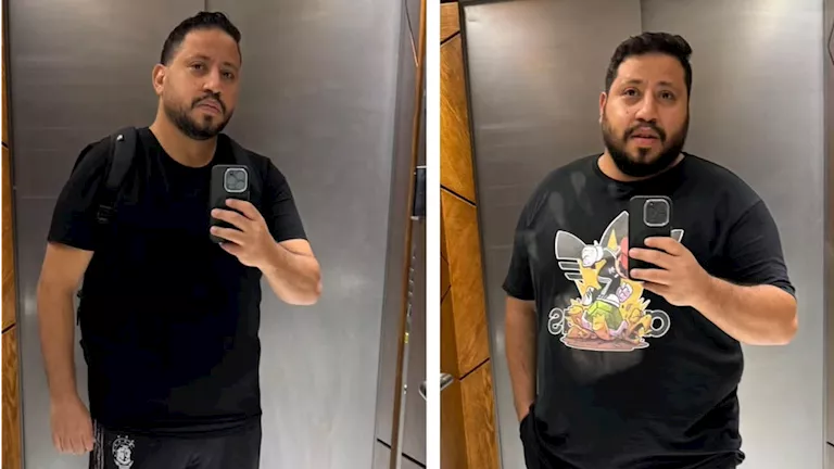 زوج شيماء سيف يفاجئ جمهوره بخسارة وزن كبيرة (صورة)