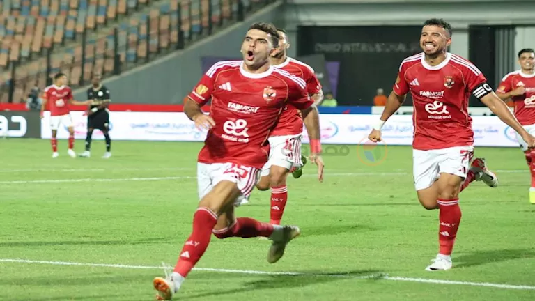 4 صور ترصد احتفال زيزو بهدفه الأول مع الأهلي