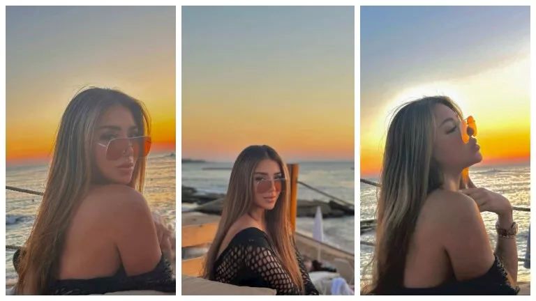 بالصور| سارة سلامة جريئة على البحر وتوجه رسالة رومانسية غامضة