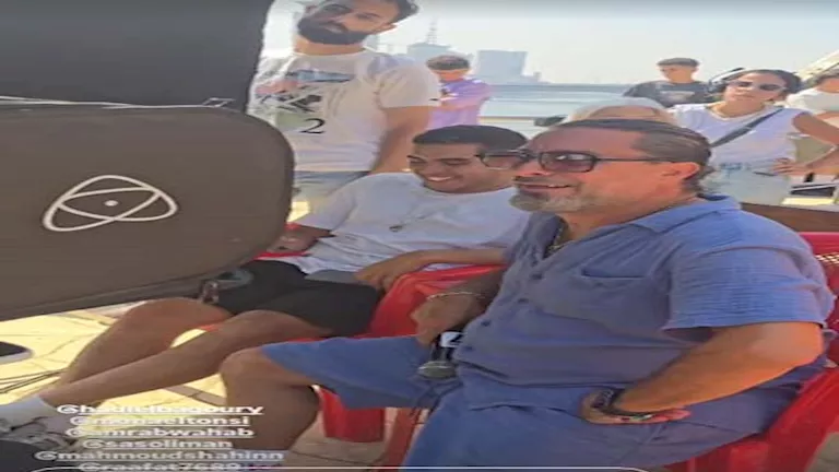 بالصور- هادي الباجوري يكشف عن كواليس كوميدية مع الفنان أحمد سعد