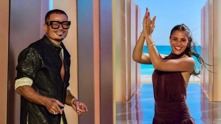 جانا مع كنزي وعمرو دياب يستمتعون بإجازة الصيف – صورة