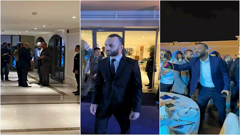 ميدو وأمير مرتضى وأشرف صبحي باحتفالية بيراميدز بدوري أبطال أفريقيا