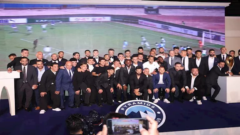 12 صورة لتكريم بيراميدز لاعبيه بعد الفوز بدوري أبطال أفريقيا