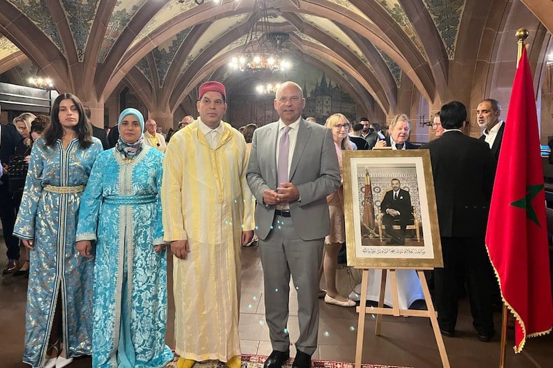 قنصلية فرانكفورت تحتفل بعيد العرش