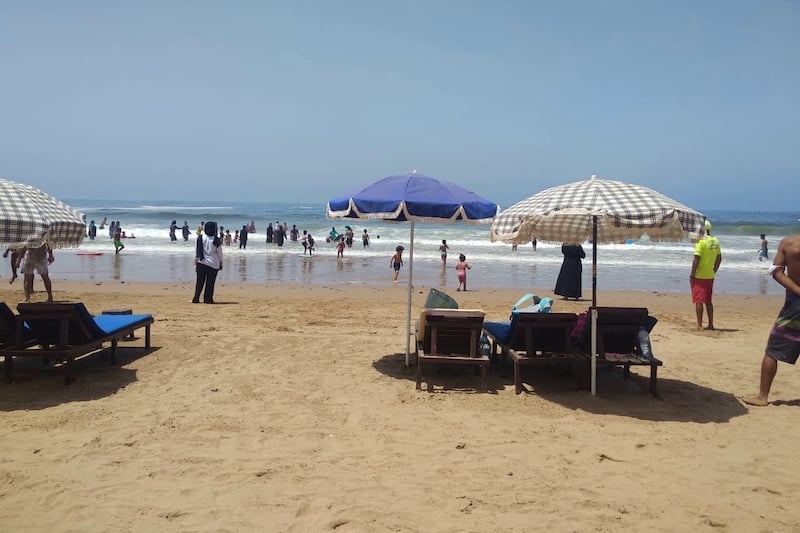 حملة تعيد ترتيب الشاطئ بالمحمدية