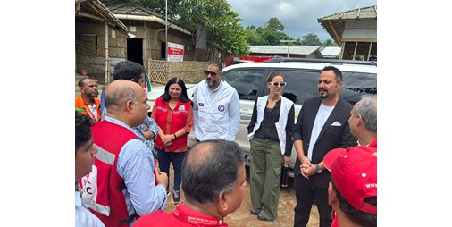 وفد الهلال الأحمر يختتم زيارته التفقدية لمخيمات لاجئي الروهينغا في بنغلاديش