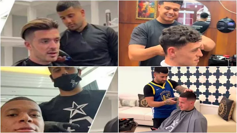 قبل فيل فودين.. 9 صور لنجوم عالميين بكرة القدم يفضلون الحلاق العربي