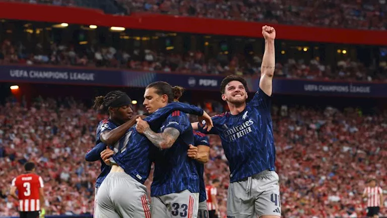 الهدف الثاني لأرسنال في مرمي أتلتيك بلباو في دوري أبطال اوروبا