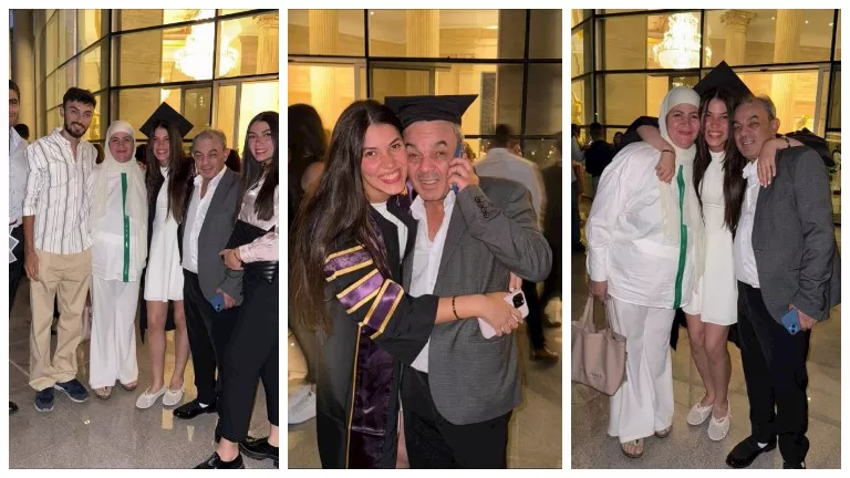 علاء مرسي يحتفل بتخرج ابنته: “الصغننة كبرت بحبك يا أجمل بنوتة”