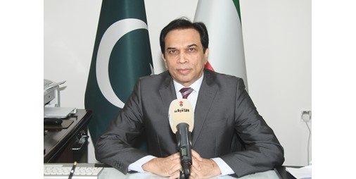 بالفيديو السفير إقبال لـ الأنباء باكستان تقف كتفا إلى كتف مع الكويت ودول التعاون في مواجهة أي تحديات وتواصل شعبينا منذ القدم