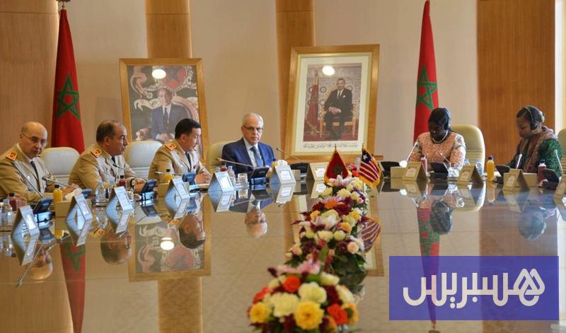 لوديي يستقبل وزيرة الدفاع الليبيرية