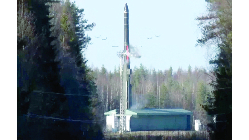 بوتين يشرف على اختبار جاهزية القدرات النووية الروسية