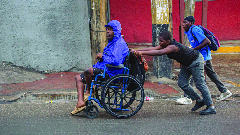 العاصفة «ميليسا» تضرب هايتي الفقيرة