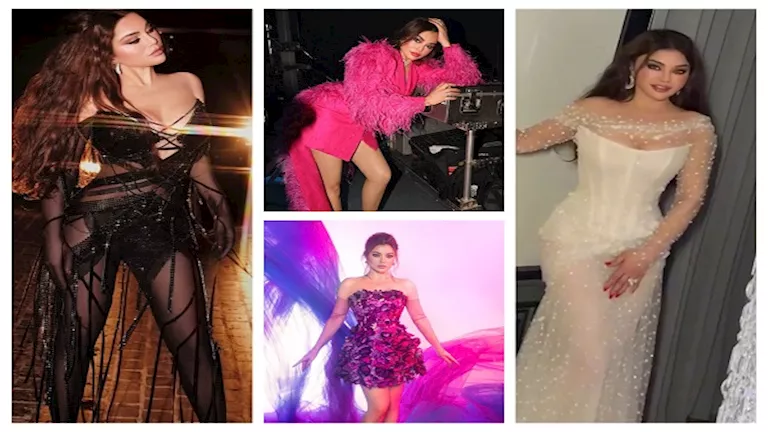 جرأة وجمال… 20 صورة لـ هيفاء وهبي تتحدى بها الزمن