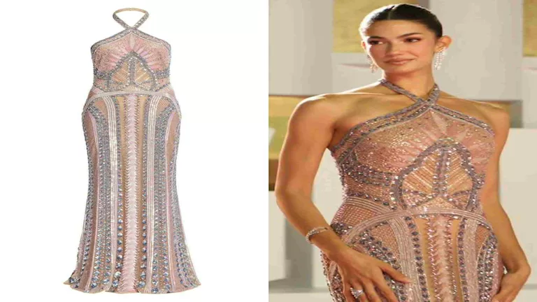 فستان بـ مليون جنيه.. تارا عماد تتألق بإطلالة من إيلي صعب في افتتاح مه