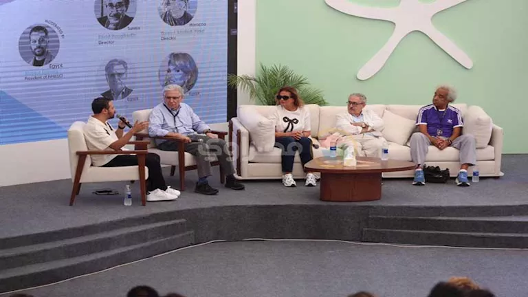 فريد بوغدير في “الجونة السينمائي”: تعلمت من يوسف شاهين أن أنبل اسم للإ