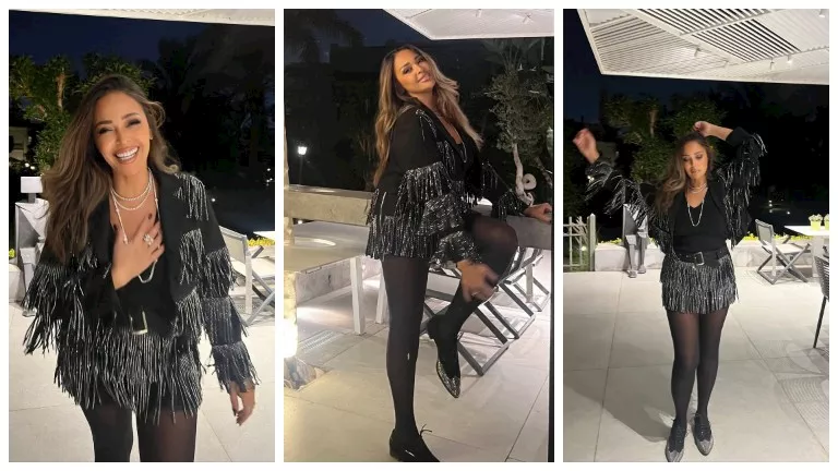 أحدث جلسة تصوير جريئة لـ داليا البحيري بـ “جيب قصيرة”.. صور وفيديو