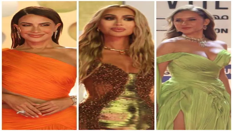 جريئة.. 25 صورة لنجمات تألقن بفساتين بفتحة ساق في الجونة