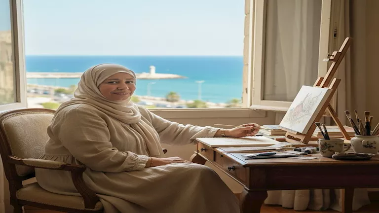 صورة متداولة لـ عبلة كامل بتقنية الذكاء الاصطناعي.. والجمهور يعلق