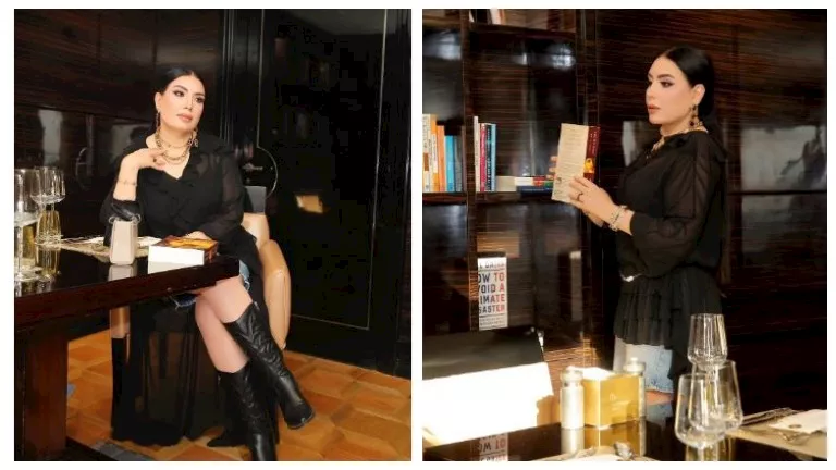 بالـ”شورت”.. أحدث ظهور لـ عبير صبري.. والجمهور: “العسل مش بيكبر” (صور)