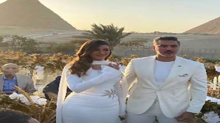 منة شلبي وحاتم صلاح وهايدي موسى.. 20 صورة لـ أحدث أفراح الوسط الفني