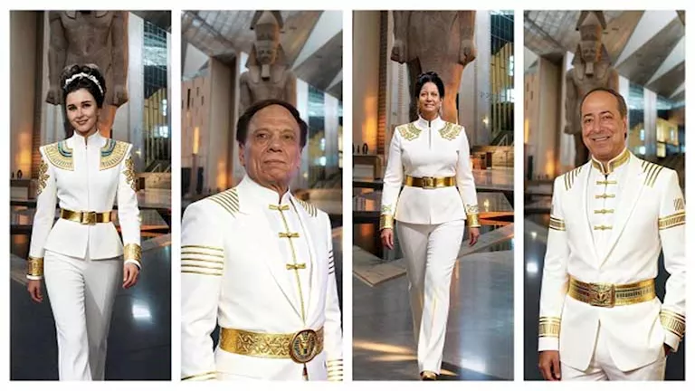 عادل إمام و أم كلثوم.. 15 صور للنجوم بالذكاء الاصطناعي داخل المتحف الم