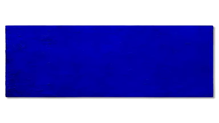 لون أزرق بـ29 مليون دولار.. أغلى لوحة بدون رسومات في العالم