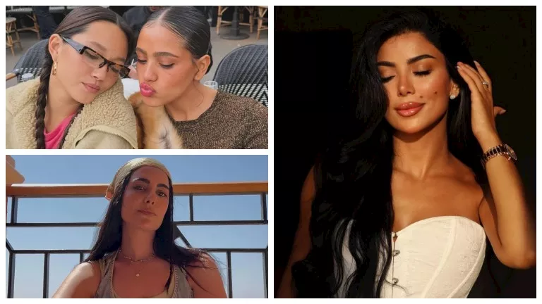 بسمة بوسيل بفستان شفاف وابنة عمرو دياب مع صديقتها.. لقطات النجوم خلال