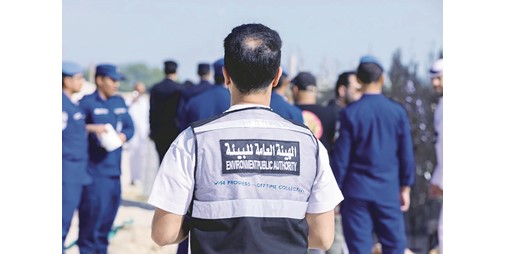 البيئة تحرير مخالفتين في بر ميناء عبدالله