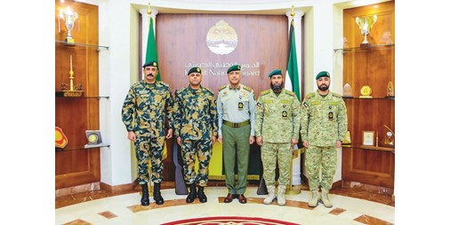 وكيل الحرس الوطني استقبل وفد القوات المسلحة الأردنية – الجيش العربي