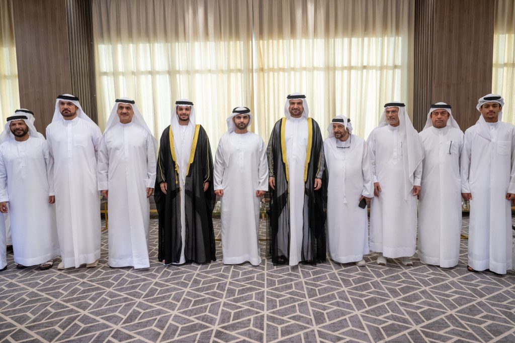 منصور بن محمد يحضر أفراح جلفار وبوحميد