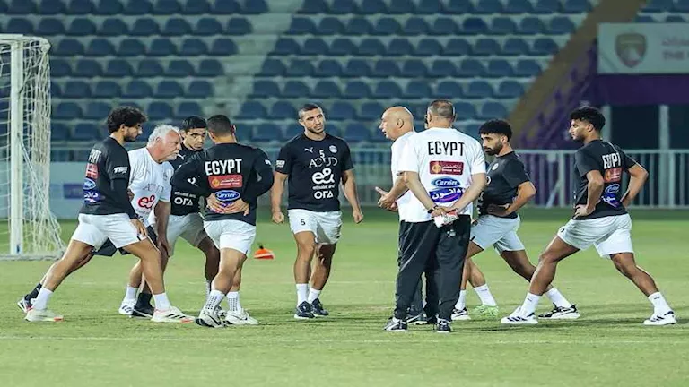 مقاعد بدلاء منتخب مصر أمام كاب فيردي في بطولة العين الودية