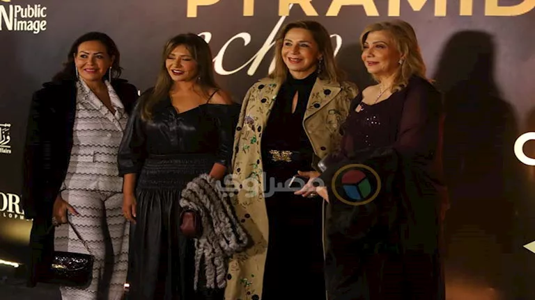 نجوم الفن في حفل مهرجان “صدى الأهرامات”