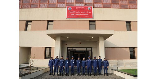رئيس قوة الإطفاء العام يفتتح مركزي إطفاء الجون وجسر جابر