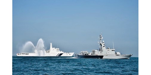 القوة البحرية نفذت تمرينا بحريا مشتركا مع SHARTHAK الهندية
