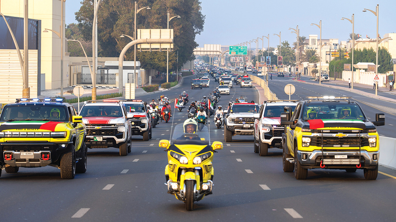 «مسيرة الاتحاد» تصنع مشهداً تاريخياً في دبي