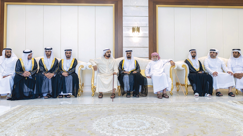 محمد بن راشد يحضر أفراح الفلاسي