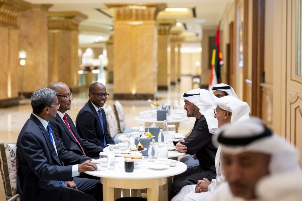 رئيس الدولة يلتقي رئيس سيشل الذي يزور الإمارات لحضور الجولة الختامية لبطولة العالم للفورمولا 1