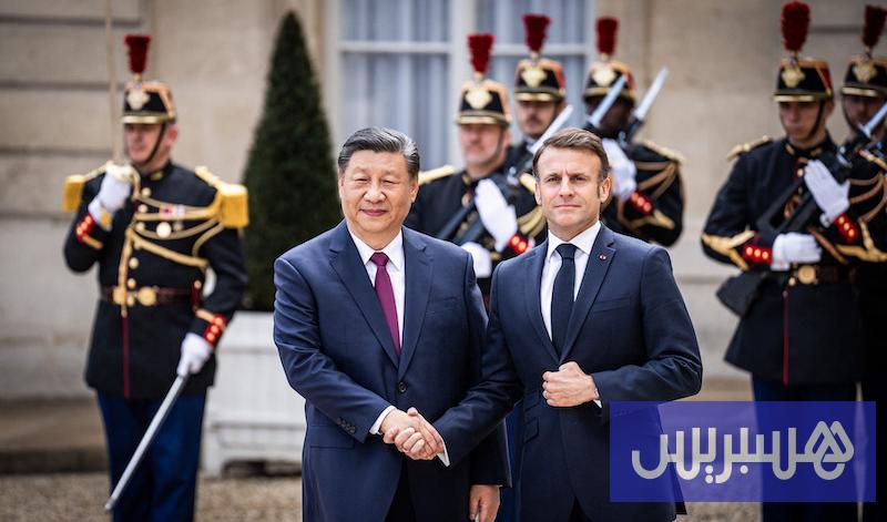 ماكرون يهدد الصين برسوم جمركية