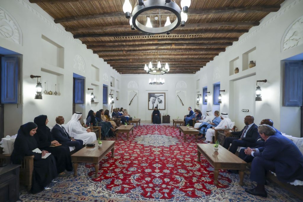 لطيفة بنت محمد تلتقي أبرز قادة الأعمال والعمل الخيري في إفريقيا