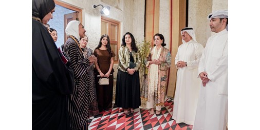 جمعية السدو تفتتح معرض تعابير السدو المعاصرة ضمن مهرجان ليالي المحرق