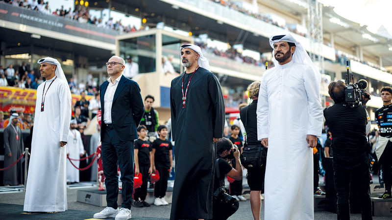 ولي عهد أبوظبي يشهد الجولة الختامية لبطولة العالم لـ «الفورمولا 1»
