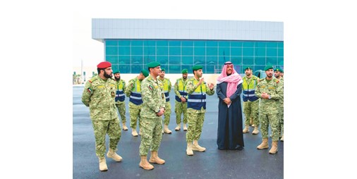 فيصل النواف دعم كبير من القيادة لتوفير احتياجات الوحدات العاملة بمعسكر سالم العلي