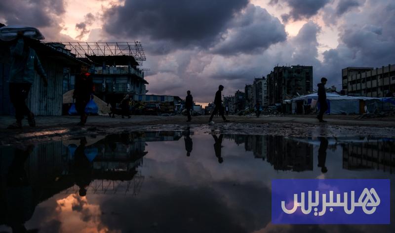 البرد القارس يقتل رضيعة جنوب غزة