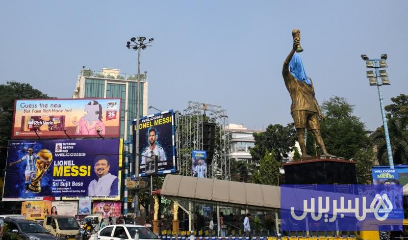 الهند تخلّد ليونيل ميسي بتمثال عملاق